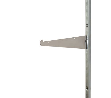 slotted metal wall shelf brackets|shelf brackets for slotted standards.